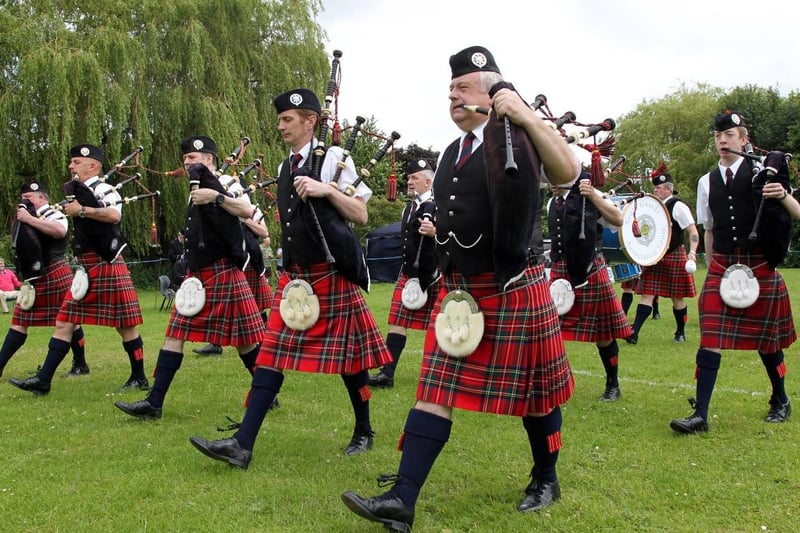 You have definitley been to the Highland Gathering and dabbled in some dancing.