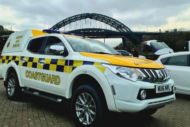 A photo shared by Sunderland Coastguard Rescue Team following the incident near Panns Bank.