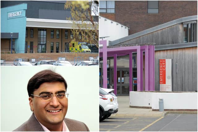 Dr Shaz Wahid, Medical Director of South Tyneside and Sunderland NHS Foundation Trust, has asked patients to consider the right place to see care after a rise in people attending A&E departments at its hospitals when they could have sought advice from their GP, 111 service or from a pharmacy.