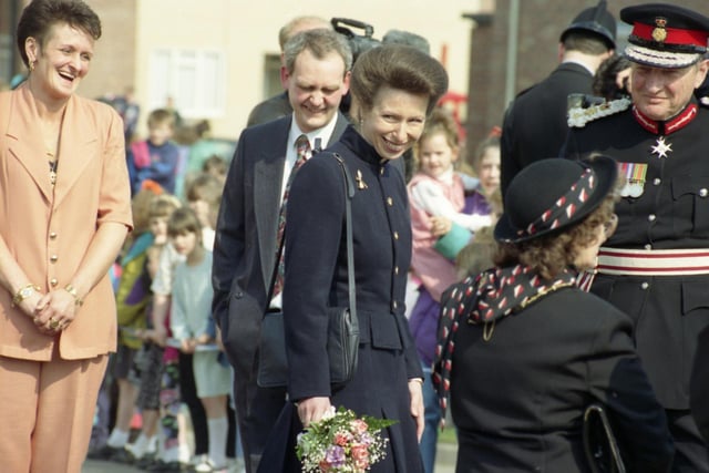 Princess Anne had a great time on a visit to Pennywell in April 1993. Did you meet her?