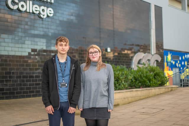 Jacob and his sister Hollie Ferguson.
