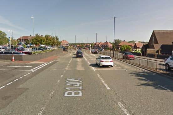 The incident took place at the 20-year-old victim approached the central reservation on Springwell Road, near to the Lidl supermarket.