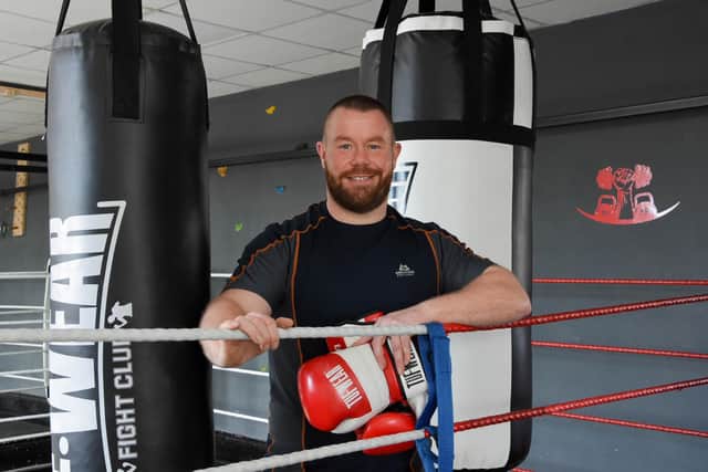 Michael Donkin in Evolution Fitness, Houghton.
