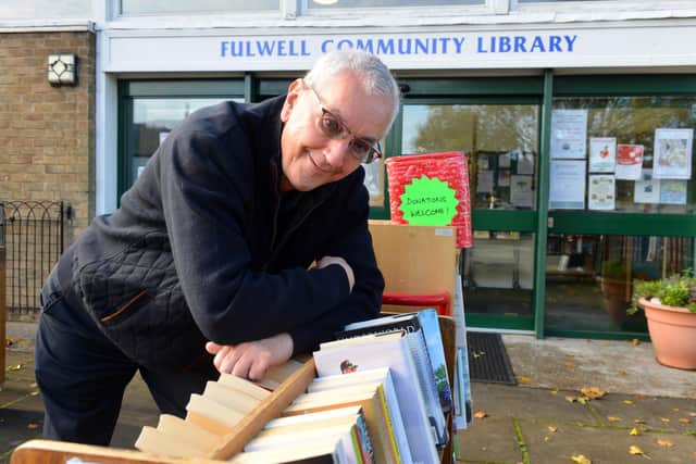 Richard Beck has been honoured for his work with Fulwell Community Library during the pandemic