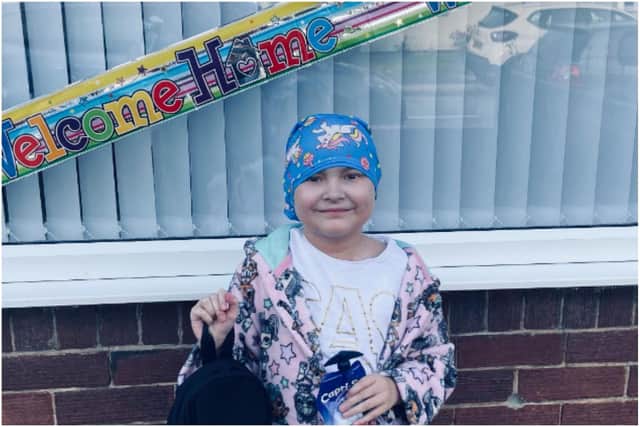 Chloe Gray has been praised by doctors and loved ones for her courage throughout her treatment.