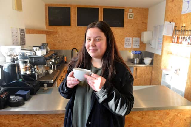 Dannielle Thurston, 23,  believes the community cafe provides "really valuable" support to local people.