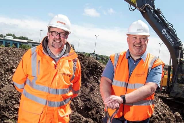 Nigel Wilson, Chief Executive Officer at Gentoo Group (left), and Cllr Graeme Miller, leader of Sunderland City Council.