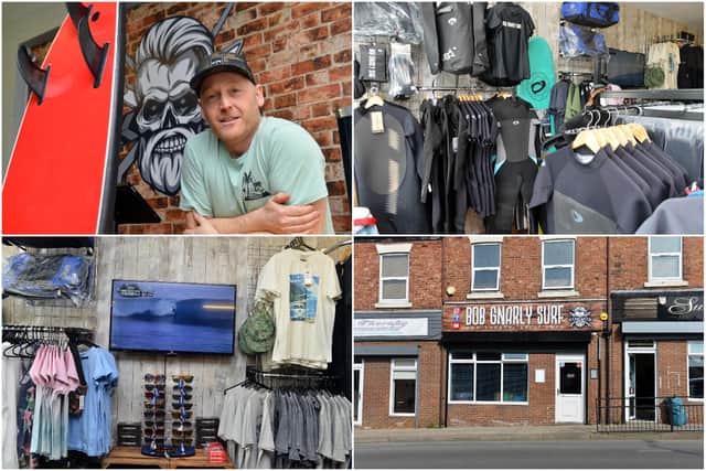 Inside the new Bob Gnarly Surf shop in Hylton Road