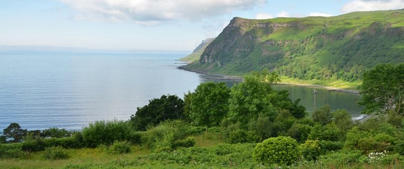 Located in Carsaig, Pennyghael, Isle of Mull. This delightful detached log cabin sits on a gorgeous coastal position with stunning views out over stunning Carsaig Bay