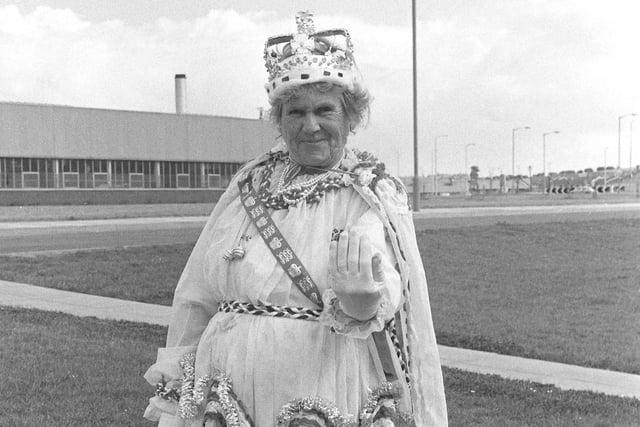 Queen for the day in Pennywell was Mrs Elizabeth White of Pickering Square.