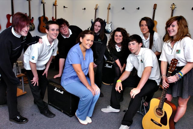 Dental Nurse Danielle Brown, from Washington, met with Year 10 pupils at Biddick School Sports College after they supported her trip to Uganda in 2012.