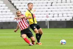 Bailey Wright in action during Sunderland's final pre-season friendly