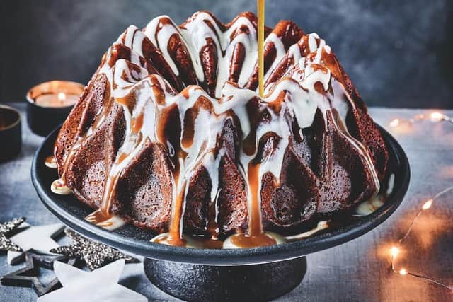 Sticky toffee pudding crown