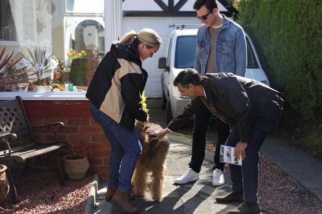 The Chancellor Rishi Sunak seemed happy to meet all family members during his pre-election campaigning on the streets of Tunstall.

Picture by Andrew Parsons CCHQ / Parsons Media