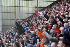 Sunderland fans celebrate at Deepdale