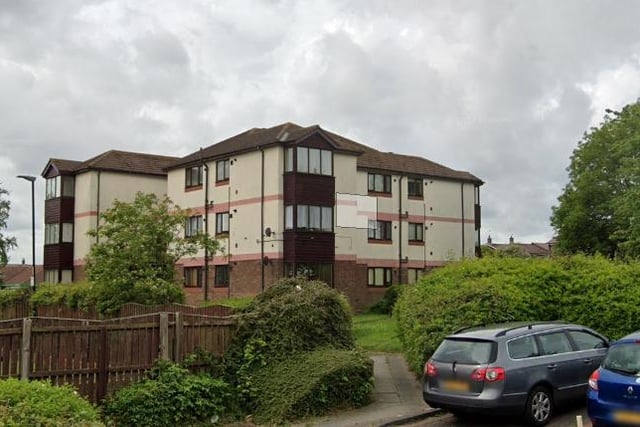This block of flats in the Carley Hill area includes a one bedroom property for sale at a cost of £39,950.