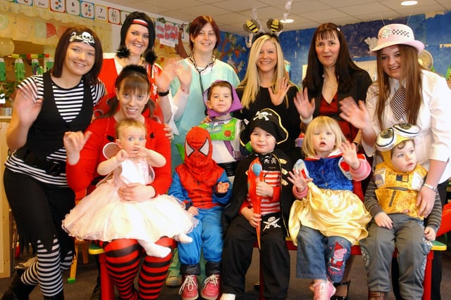 The Little Angels Nursery at the Sandhill Centre celebrated its 5th anniversary with fancy dress for all 14 years ago.