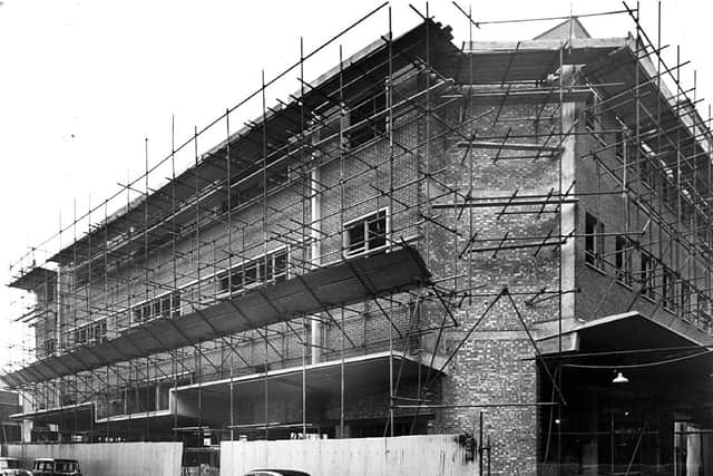 The new Joplings store under construction in 1955.