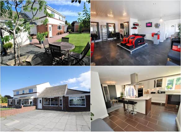 Take a look inside this six bed home with a salon attached.