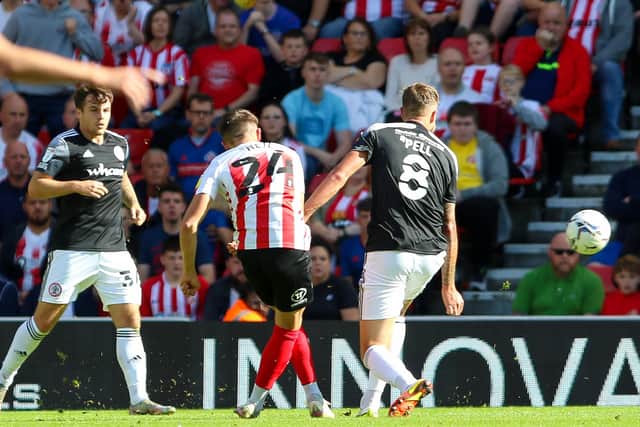 Dan Neil scored his first Sunderland goal against Accrington Stanley at the Stadium of Light.
