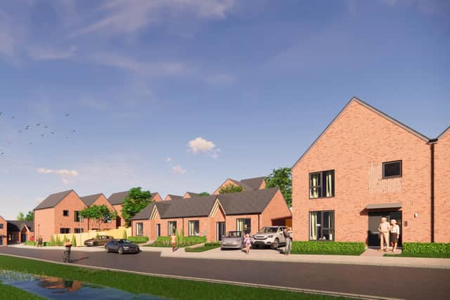 CGI of how the new homes could look