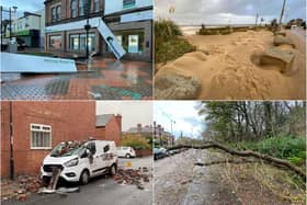 The impact of Storm Arwen in Sunderland.
