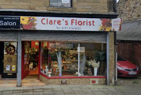 Clare's Florist on Front Street in Washington has a 4.7 rating from 36 Google reviews.