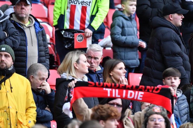 Sunderland fans in action during the game against Newcastle United during the 2023-24 season.