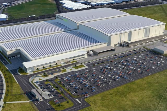 This is what Envision AESC's gigafactory could look like if plans are approved.