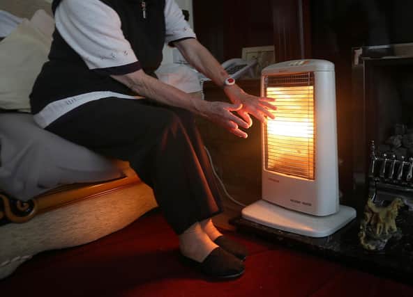 150 old people living without central heating.