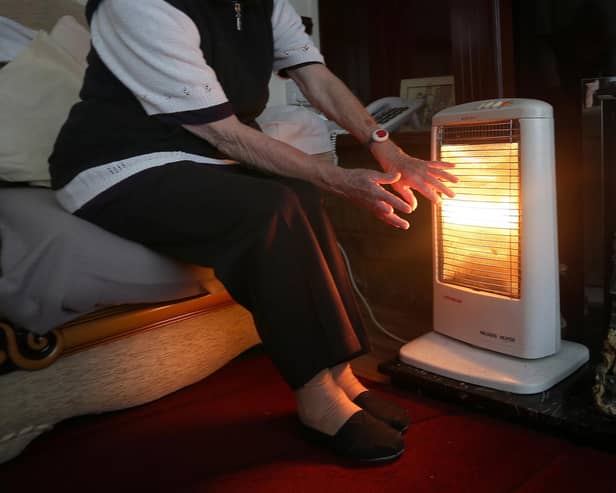 150 old people living without central heating.