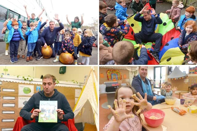 Reporter Neil Fatkin went to Stepping Stones Day Nursery in Washington to experience a day in the life of a nursery practitioner.