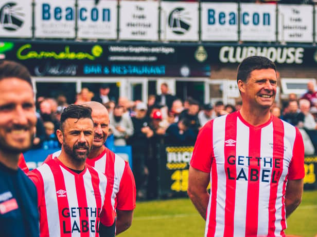 Niall Quinn and Kevin Phillips. Photo courtesy of Ross Johnston and RJX.MEDIA.