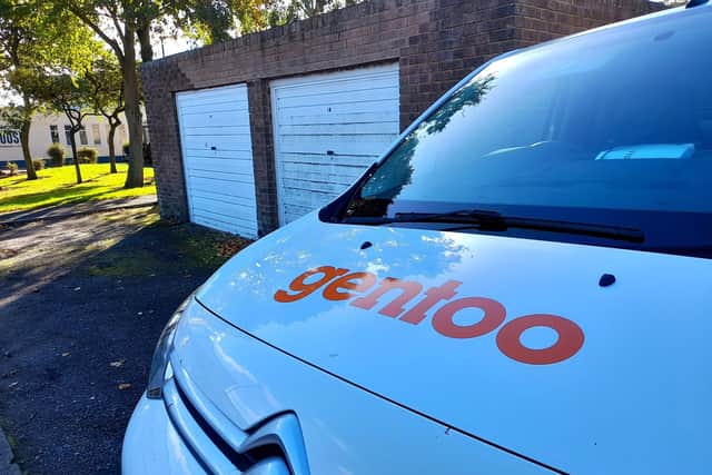 Gentoo are to demolish 15 Albany garages, but leave four.