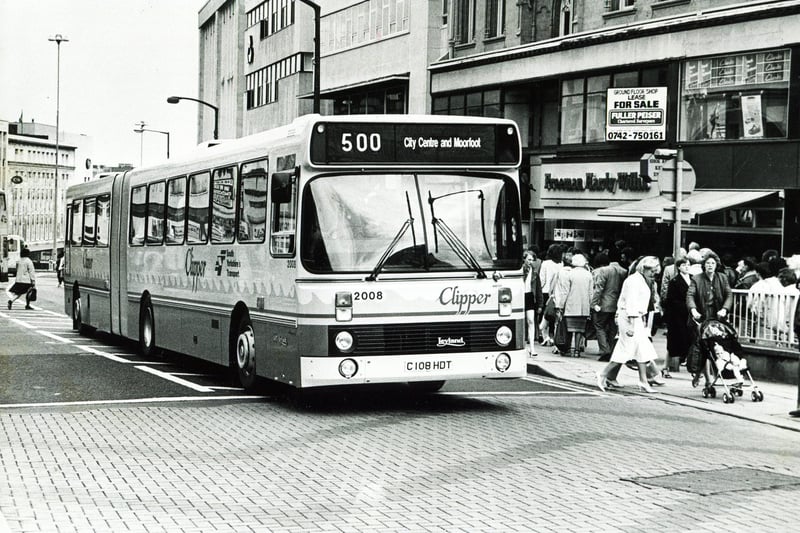 The City Clipper serving shoppers in Sheffield in the mid-1980s