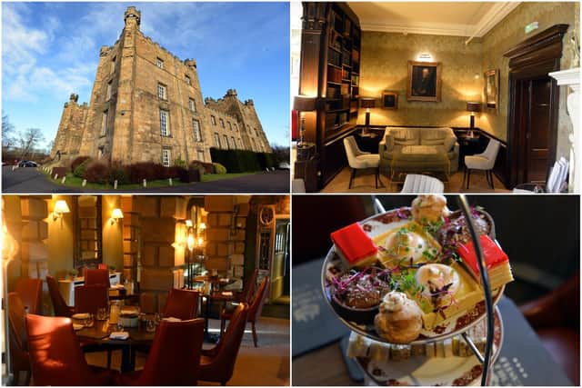 Menus and dining rooms have been given a new look at Lumley Castle