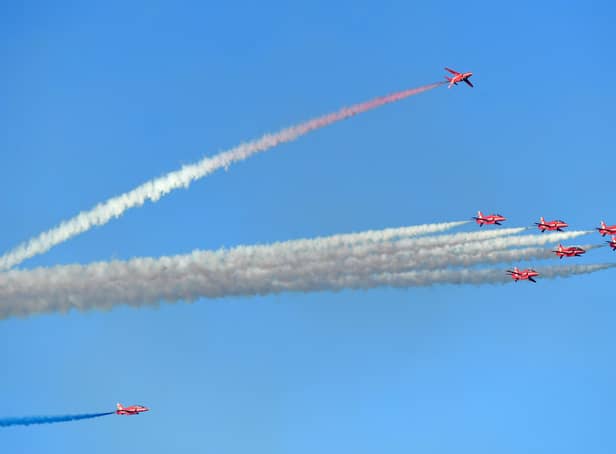 Where are flypasts happening across the North East this summer? Where to see the Red Arrows, memorial flights and more. (Photo by Jeff J Mitchell/Getty Images)