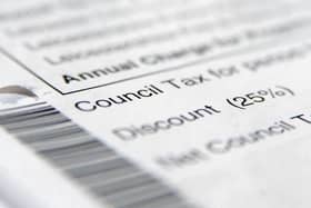 Stock image of a council tax bill.