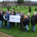 Friends of Old Durham Gardens welcome volunteers and donation from Barratt Homes North East