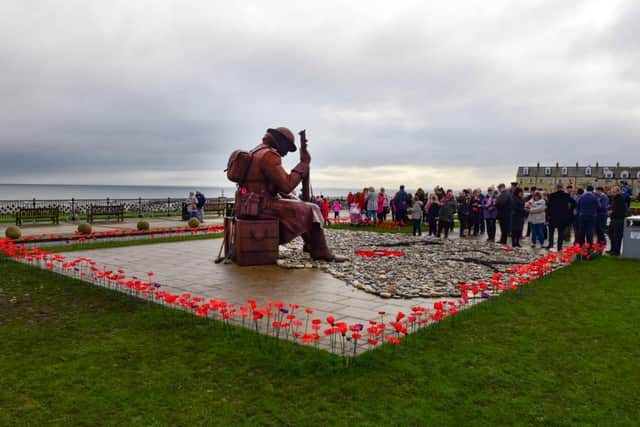 The area around the Tommy statue on the Terrace Green is usually used to create a display in honour of Remembrance Day, but the project had to miss this year out due to the pandemic.