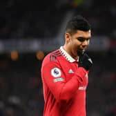 Casemiro will not be suspended for Manchester United's Carabao Cup final clash with Newcastle United (Photo by Michael Regan/Getty Images)
