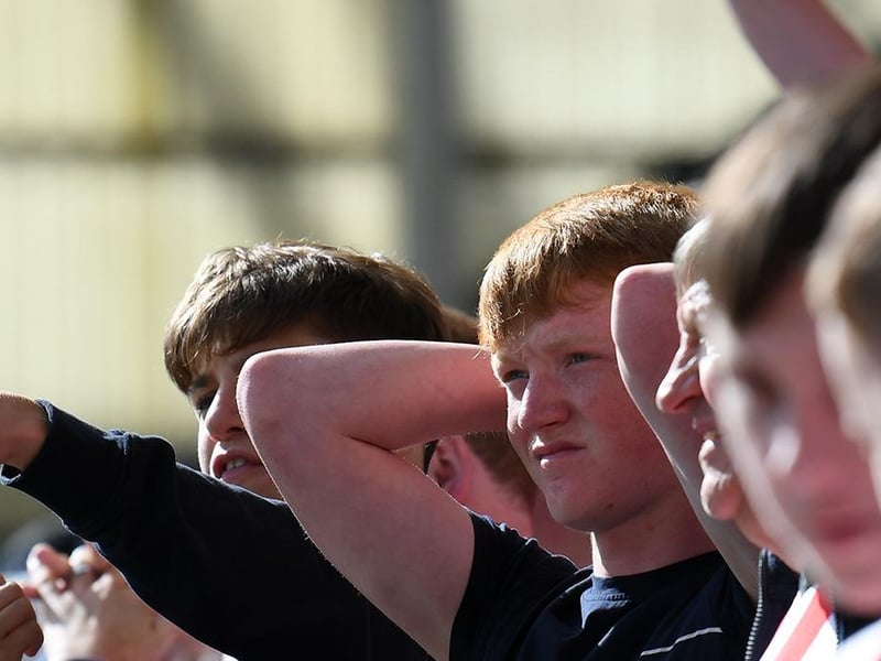 Sunderland fans at Preston North end as the Black Cats lost 2-1 at Deepdale in the Championship.