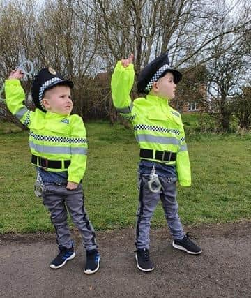 Ellis and Levi have big dreams of becoming police officers