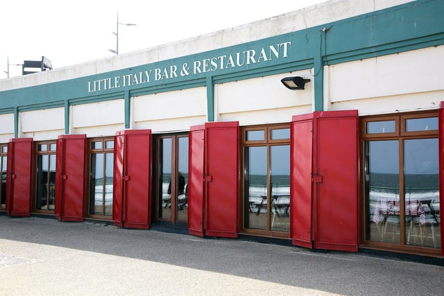 You can always rely on a good view at Little Italy, which is a seafront institution with its prime location on the promenade. Expect generous portions of pasta, pizza and more.