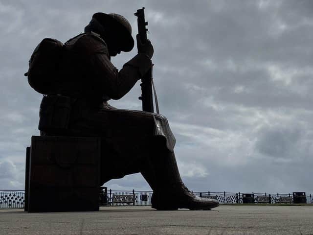 Tommy statue in Seaham became a permanent feature on the seafront in 2015.