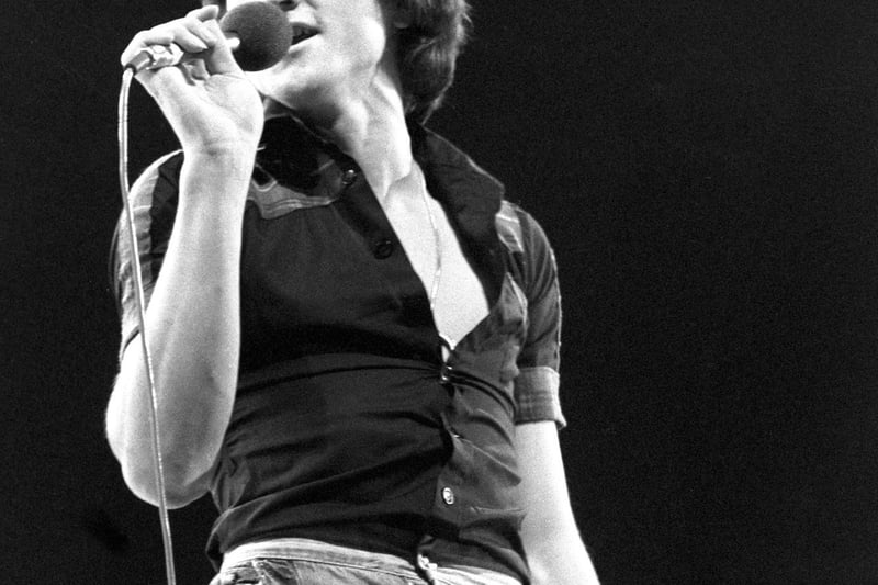 File photo dated 6/11/75 of Les McKeown of the Bay City Rollers performing at London Weekend Television's British Music Awards.