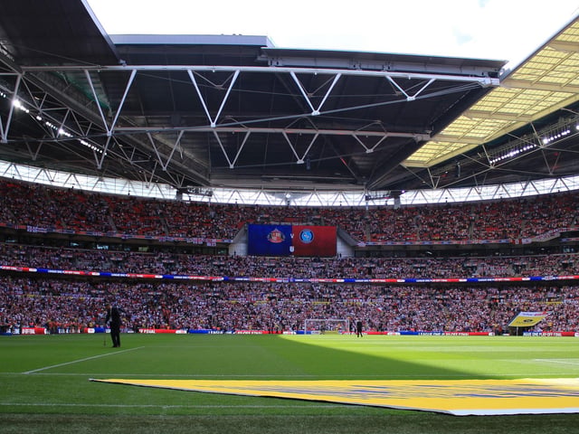 Sunderland fans prepare for the arrival of the two teams