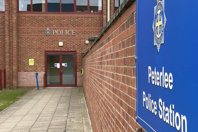 Peterlee Police Station. Picture by FRANK REID