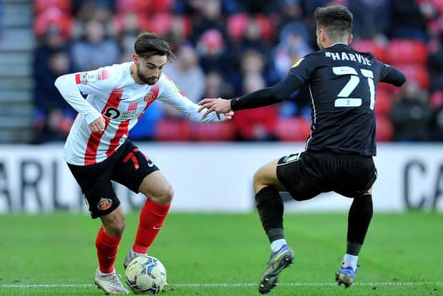 Patrick Roberts playing for Sunderland. Picture by FRANK REID