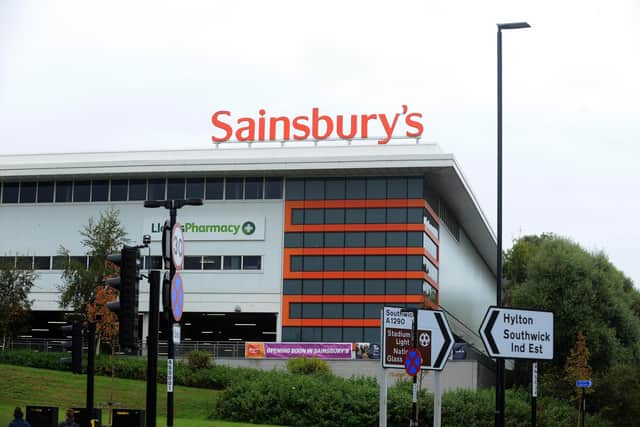 Sainsbury's Riverside Road store, where the alleged assault was carried out.